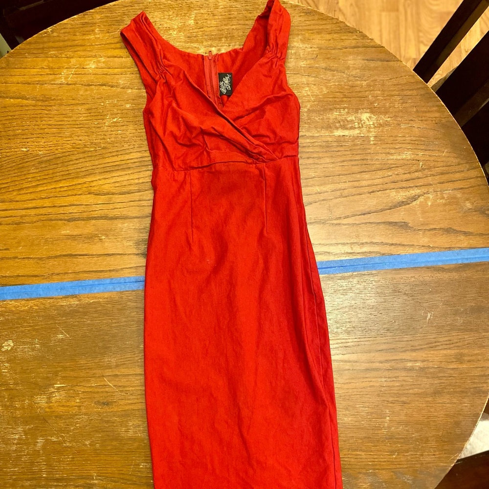 RockSteady Fitted Red Dress